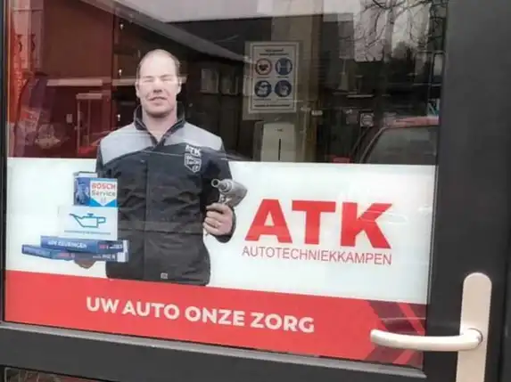 Raamfolie geschikt voor etalages.