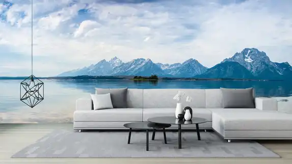 Fotobehang met natuur van Alaska op groot formaat.